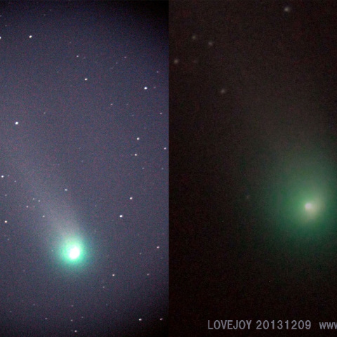 ラブジョイ彗星核のジェット噴出20131209