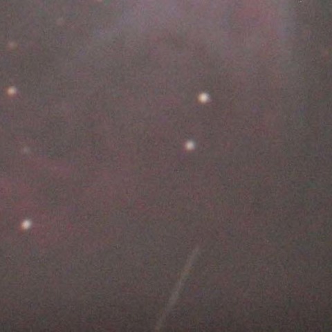 Ｍ42を通過する人工天体？①