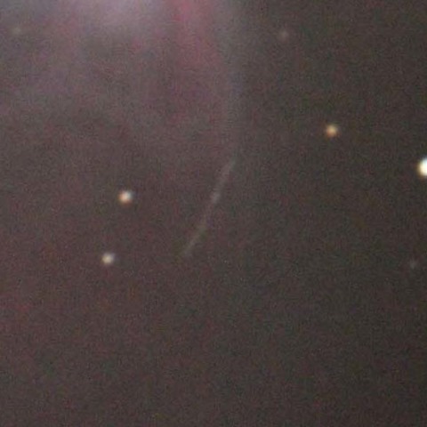 M42を通過する人工天体？②