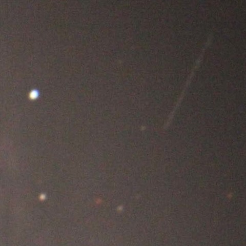 M42を通過する人工天体？④