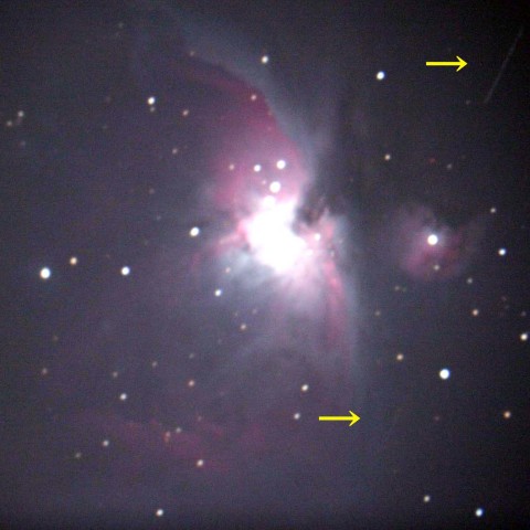 M42を通過する人工天体？【続報】