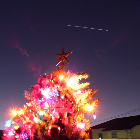サンタが街にやって来る