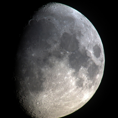 iPhoneで撮った月