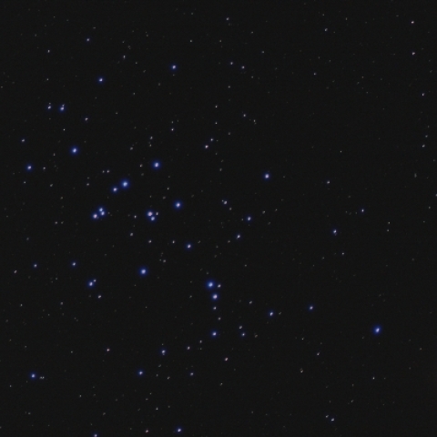 火星とプレセペ星団