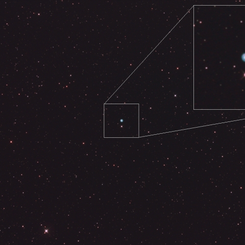 エスキモー星雲付近