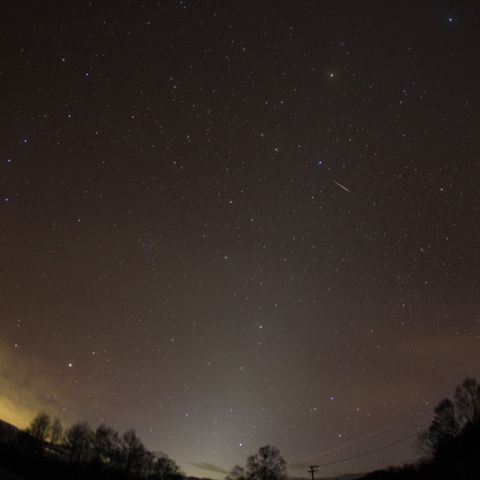 黄道光としし座流星群