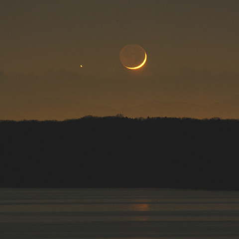 月と水星の接近