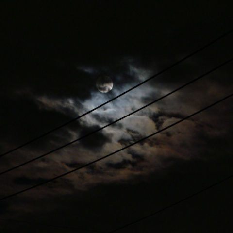 月光が起こした光環現象