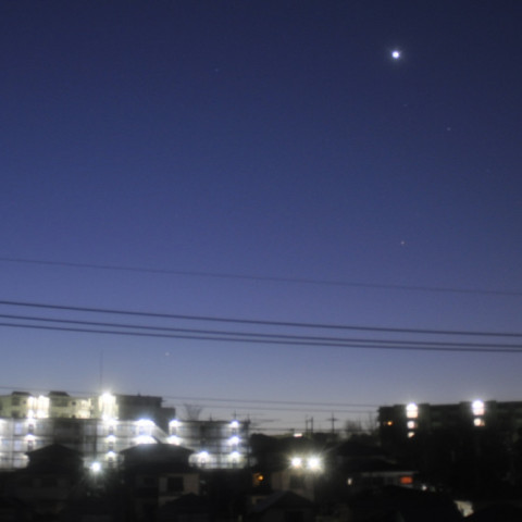 金星と水星の西方最大離角（１）