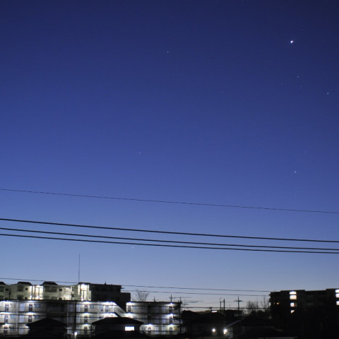 金星と水星の西方最大離角（２）　