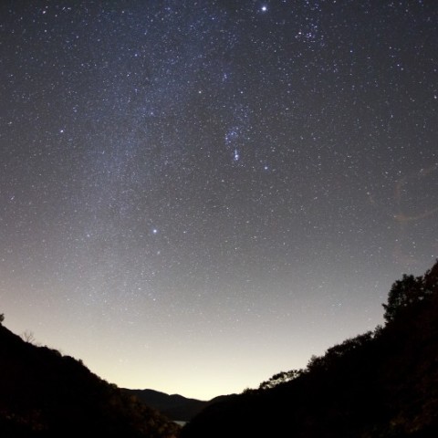 オリオン座流星群の流星痕・23分後