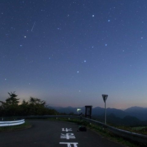 夜明けの北斗七星
