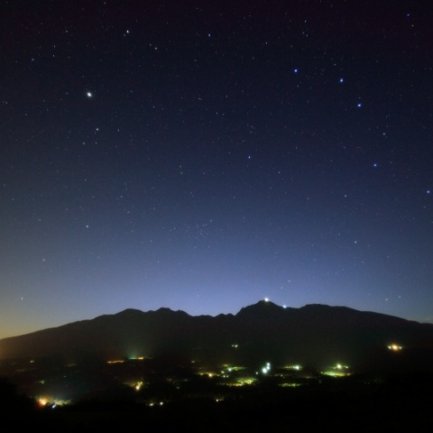 八ヶ岳と北斗七星