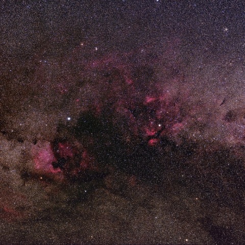 はくちょう座の散光星雲群