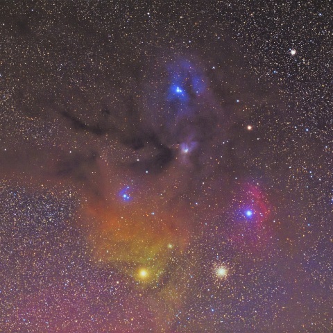 アンタレス付近の星雲星団群