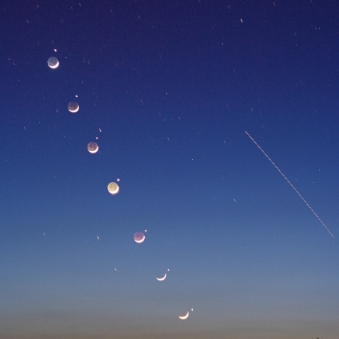 月と金星にＩＳＳ接近