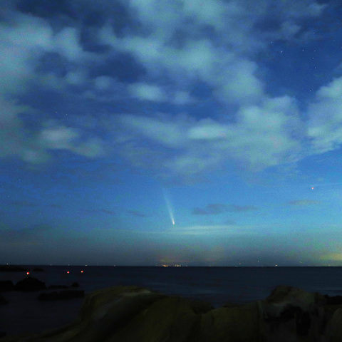 2024年10月14日の紫金山・アトラス彗星(1)