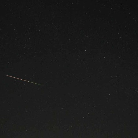 2018年8月13日のペルセウス座流星群