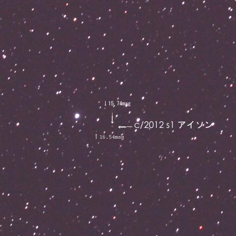 アイソン彗星(C/2012S1)