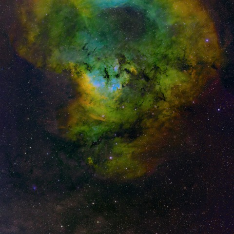 クエスチョンマーク星雲（Sh2-170＋Sh2-171）