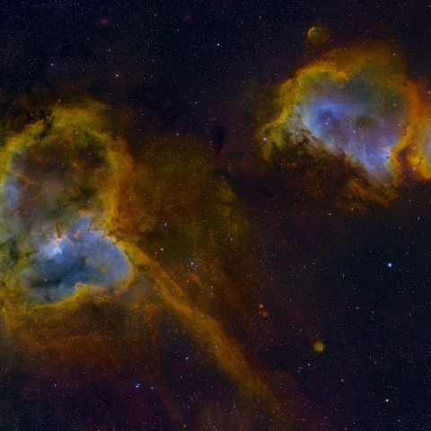 ハート星雲  &  ベビー星雲