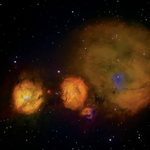 Sh2-254,255,256,257,258