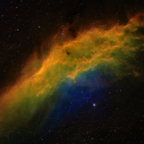 カリフォルニア星雲（NGC 1499）