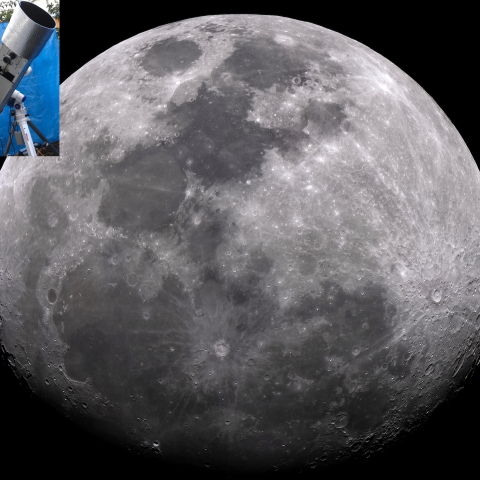 38年ぶりに蘇った足立鏡による月　No.1