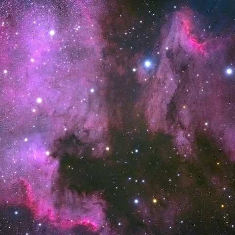 北アメリカ星雲・ペリカン星雲 (RAFファイルから再処理)