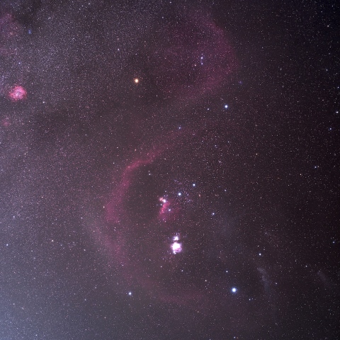 オリオン座付近