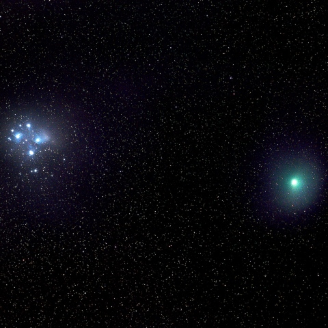 ウィルタネン彗星と昴