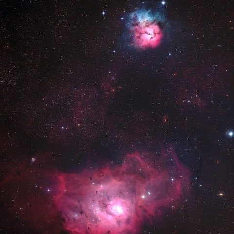 M8 M20 StarNet++での再処理版