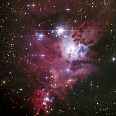 クリスマスツリー星団　コーン星雲