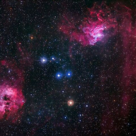 勾玉星雲 IC405 ＆ IC410