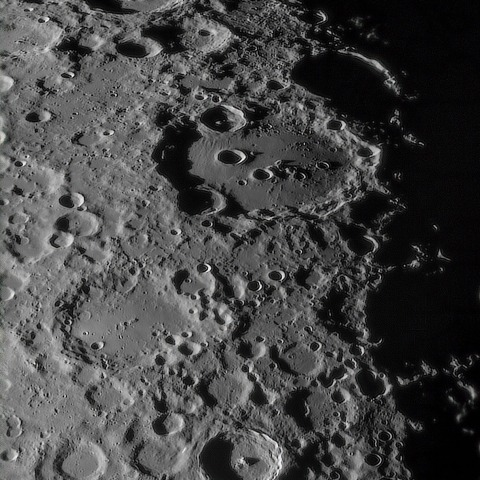 クラビウス　ティコ付近