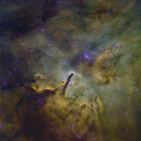 NGC 6820 / NGC 6823 / SH2-86　です。