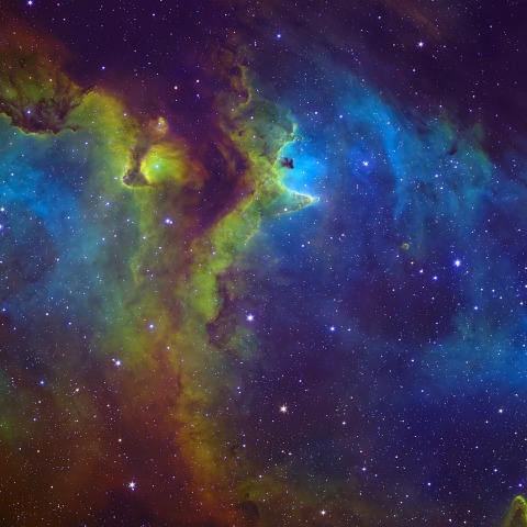 胎児星雲の横顔と手の部分???