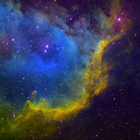 胎児星雲の腰と足の部分???