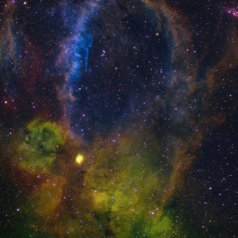 クワガタ星雲(Sh2-157) 