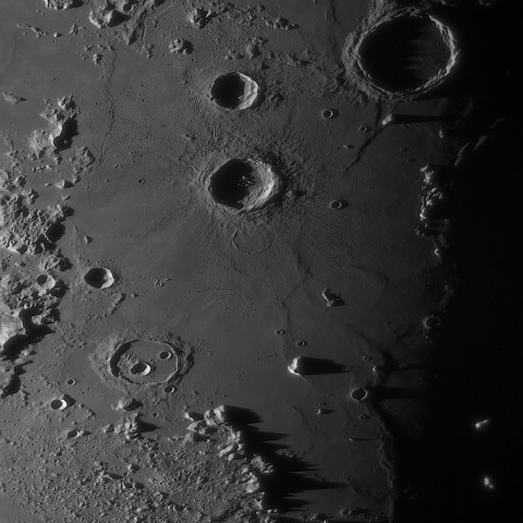 アルプス谷・カッシーニ・アリスティルス・アウトリュコス・アルキメデス　etc