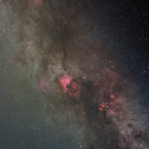 ケフェウス座から白鳥座付近