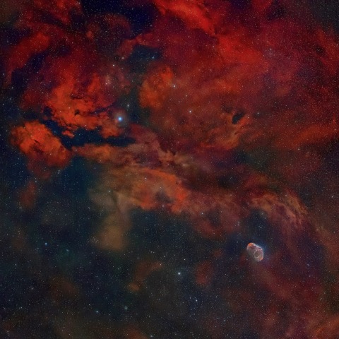 はくちょう座　サドル付近　　　　　　　