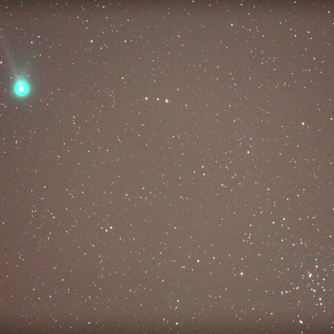 Ｍ３４とマックノート彗星