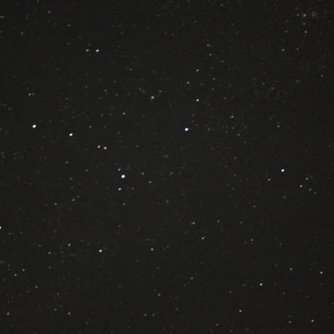 カシオペヤ座と二重星団