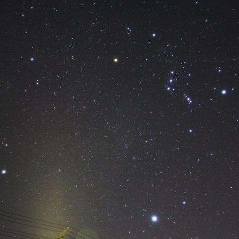 オリオンと冬の大三角