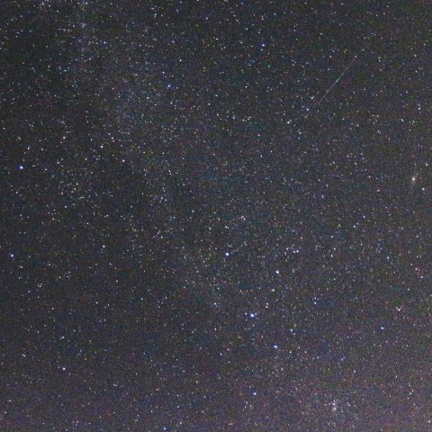 ペルセウス座と流星