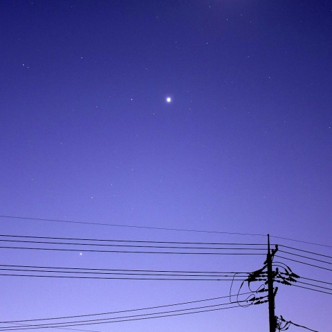 月・金星・火星・木星とレグルス