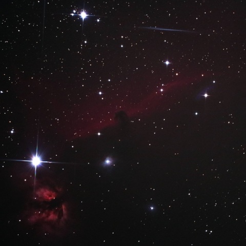 馬頭星雲と燃える木