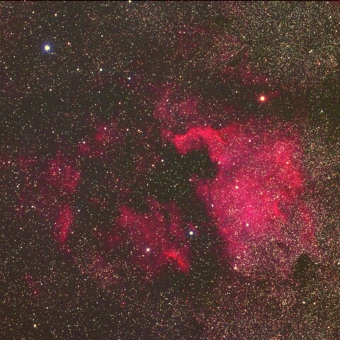 北アメリカ星雲とペリカン星雲