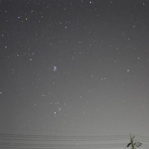 ペルセウス座流星群とすばる